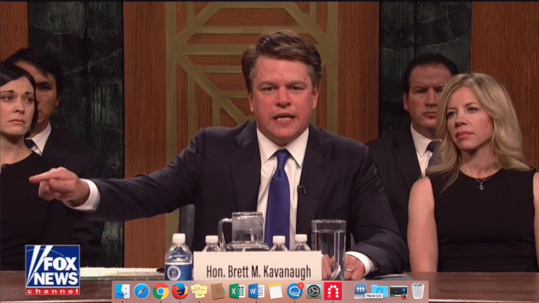 ‘SNL’: Matt Damon Plays Beer-Shotgunning, Bro-y Brett Kavanaugh in Cold Open