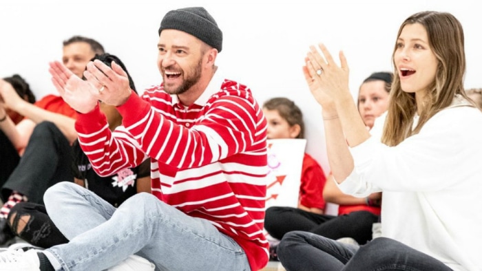 Justin Timberlake and Jessica Biel Make a Surprise Visit to LeBron James’ I PROMISE School