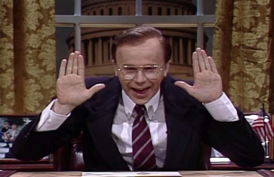 Dana Carvey’s Impersonation of George H.W. Bush  at the White House
