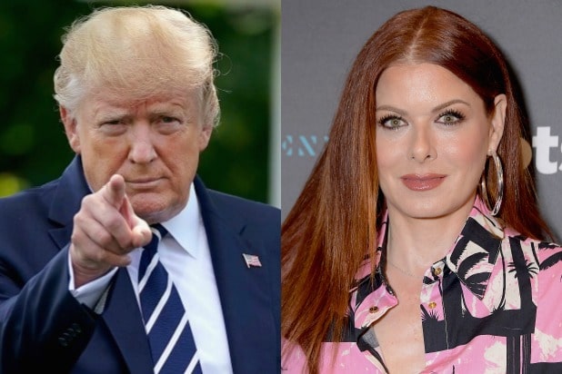 Debra Messing Gets Trump’s Attention on Twitter, Demands End to Gun Violence Debra Messing Gets Trump’s Attention on Twitter, Demands End to Gun Violence