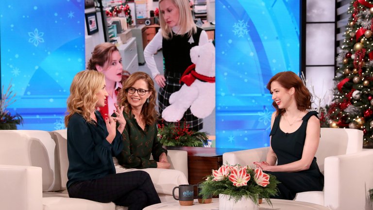 Jenna Fischer, Angela Kinsey & Ellie Kemper Talk ‘Office’ Reunion Jenna Fischer, Angela Kinsey & Ellie Kemper Talk ‘Office’ Reunion